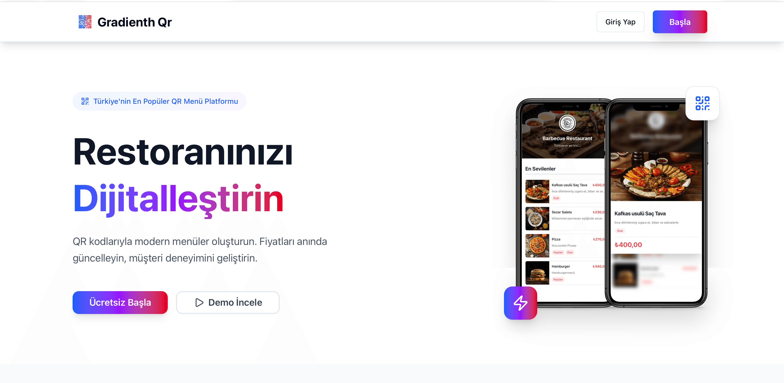 Gradienth QR - QR Kod Çözümleri